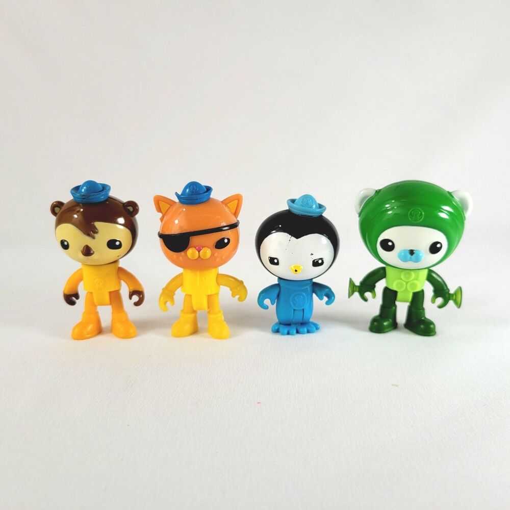 Mattel Octonauts Barnacles Suction Suit Kwazii Peso Shellington Figure Set Lot